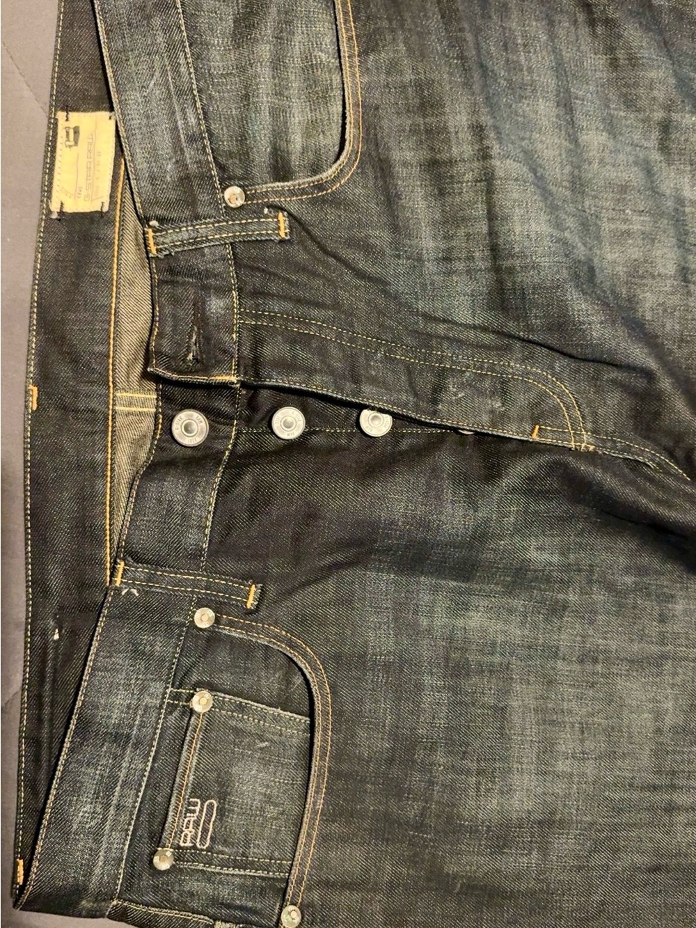 G-Star Raw Dark Blue Bootcut Jeans with Contrast Stitching